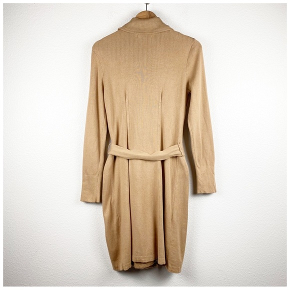 Cabi French Trench Sweater in Camel Size Medium - Picture 3 of 8